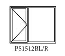 Side Hung PS1512BL/R